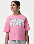 Pure Cotton Graphic T-Shirt (6-16 Yrs)