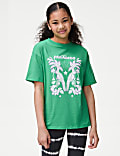 Pure Cotton Graphic T-Shirt (6-16 Yrs)