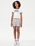 T-shirt en coton côtelé (du 6 au 16&nbsp;ans)
