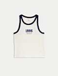 Cotton Rich Ribbed Vest (2-16 Yrs)