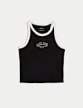 Cotton Rich Ribbed Vest (2-16 Yrs)