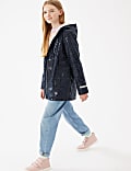 Imperméable style pêcheur à motif léopard, doté de la technologie Stormwear™ (du 6 au 16&nbsp;ans)