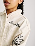 Denim Embroidered Jacket (6-16 Yrs)