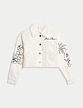 Denim Embroidered Jacket (6-16 Yrs)