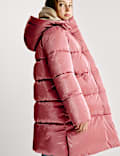 Longline Padded Hooded Coat (6-16 Yrs)