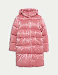 Longline Padded Hooded Coat (6-16 Yrs)