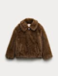 Faux Fur Jacket (6-16 Yrs)