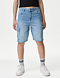 Denim Cargo Shorts (6-16 Yrs)