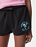 Pure Cotton Runner Shorts (6-16 Yrs)