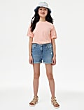 Korte, denim broek (6-16 jaar)