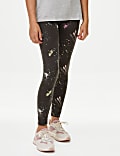 Cotton Rich Paint Splat Print Leggings (6-16 Yrs)