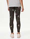 Cotton Rich Paint Splat Print Leggings (6-16 Yrs)