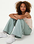 Cotton Rich Wide Leg Joggers (6-16 Yrs)