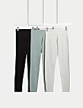 Lot de 3&nbsp;leggings en coton (du 6&nbsp;au 16&nbsp;ans)