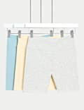 3pk Cotton Rich Cycling Shorts (2-16 Yrs)