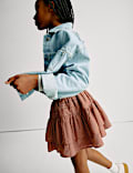 Pure Cotton Cutwork Rara Skirt (6-16 Yrs)