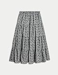 Pure Cotton Ditsy Floral Maxi Skirt (6-16 Yrs)