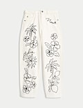 Bestickte Denim-Jeans (6–16 J.)