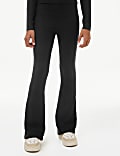 Flared Ribbed Knitted Trousers (6-16 Yrs)