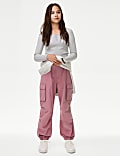 Pure Cotton Parachute Trousers (6-16 Yrs)