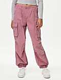 Pure Cotton Parachute Trousers (6-16 Yrs)