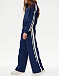 Cotton Rich Side Stripe Joggers (6-16 Yrs)