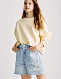 Pure Cotton Relaxed Denim Shorts (6-16 Yrs)