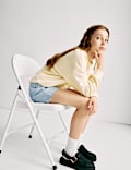 Pure Cotton Relaxed Denim Shorts (6-16 Yrs)