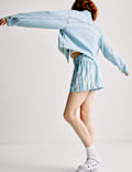 Pure Cotton Striped Shorts (6-16 Yrs)