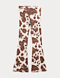 Cotton Rich Pony Print Leggings (2-16 Yrs)