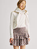 Pure Cotton Checked Rara Skirt (6-16 Yrs)
