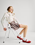 Pure Cotton Checked Rara Skirt (6-16 Yrs)