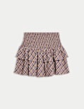 Pure Cotton Checked Rara Skirt (6-16 Yrs)