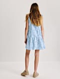 Robe en jacquard avec encolure (du 6 au 16 ans)
