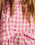 Cotton Rich Gingham Vest & Trouser Outfit (6-16 Yrs)