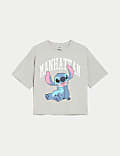 T-shirt en coton à motif Lilo & Stitch™ (du&nbsp;6 au 16&nbsp;ans)