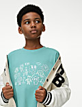 Pure Cotton Graphic T-Shirt (6-16 Yrs)