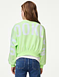 Cotton Rich Brooklyn Slogan Sweatshirt (6-16 Yrs)