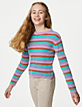 Knitted Striped Jumper (6-16 Yrs)