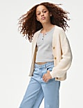 Cardigan en maille épaisse (du 6 au 16 ans)