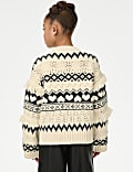 Heart Fair Isle Jumper (6-16 Yrs)
