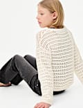 Cotton Rich Knitted Jumper (6-16 Yrs)