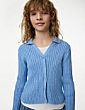 Gilet en maille de coton étincelant (du 6&nbsp;au 16&nbsp;ans)