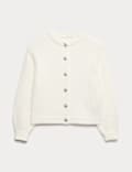 Plain Button Cardigan (6-16 Yrs)