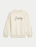 Sweat élégant en coton (du 6 au 16 ans)