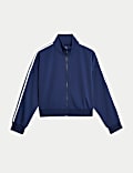 Striped Zip Up Track Jacket (6-16 Yrs)