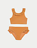 Glitzernder Bikini mit Rüschen (6–16 J.)