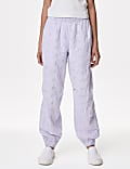 Pure Cotton Broderie Parachute Trousers (6-16 Yrs)