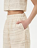 Cotton Rich Lace Trousers (6-16 Yrs)