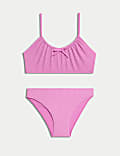 Bikini à paillettes dos nu effet froissé (du 6&nbsp;au 16&nbsp;ans)
